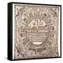 Sabbath Cloth, Eretz Israel, 19th Century-null-Framed Stretched Canvas