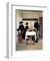 Sabbath Day-Isidor Kaufmann-Framed Art Print