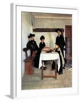 Sabbath Day-Isidor Kaufmann-Framed Art Print