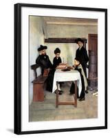 Sabbath Day-Isidor Kaufmann-Framed Art Print