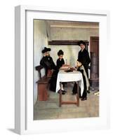 Sabbath Day-Isidor Kaufmann-Framed Art Print