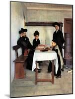 Sabbath Day-Isidor Kaufmann-Mounted Art Print