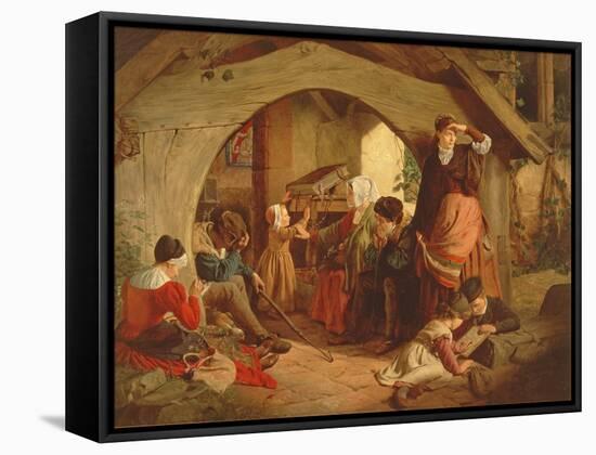 Sabbath Evening-James Drummond-Framed Stretched Canvas