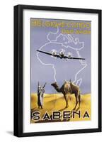 Sabena, Belgique-Congo, c.1930-null-Framed Giclee Print