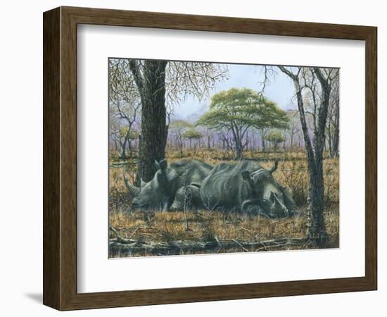 Sabi Sand Siesta-Richard Harpum-Framed Art Print