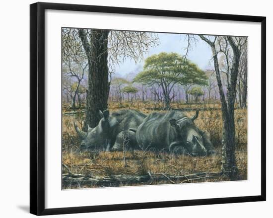 Sabi Sand Siesta-Richard Harpum-Framed Art Print