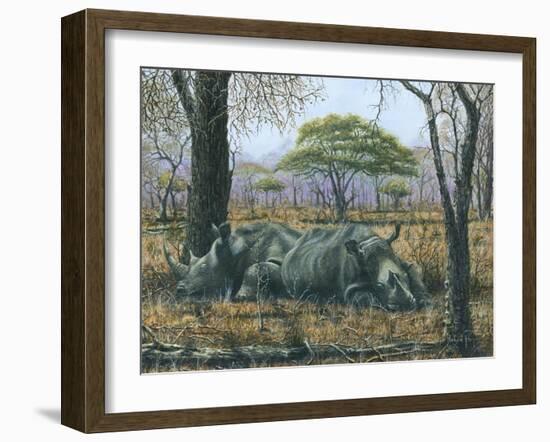 Sabi Sand Siesta-Richard Harpum-Framed Art Print