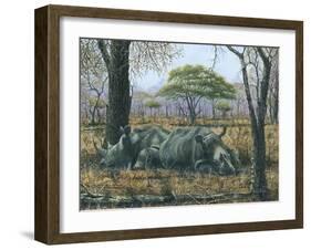 Sabi Sand Siesta-Richard Harpum-Framed Art Print