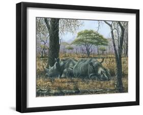 Sabi Sand Siesta-Richard Harpum-Framed Art Print