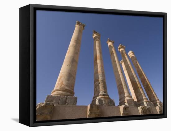 Sabratha Roman Site, UNESCO World Heritage Site, Tripolitania, Libya, North Africa, Africa-Pitamitz Sergio-Framed Stretched Canvas