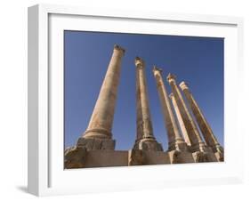 Sabratha Roman Site, UNESCO World Heritage Site, Tripolitania, Libya, North Africa, Africa-Pitamitz Sergio-Framed Photographic Print