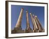 Sabratha Roman Site, UNESCO World Heritage Site, Tripolitania, Libya, North Africa, Africa-Pitamitz Sergio-Framed Photographic Print