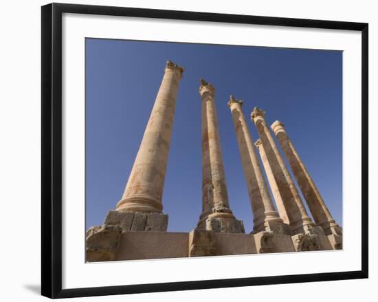 Sabratha Roman Site, UNESCO World Heritage Site, Tripolitania, Libya, North Africa, Africa-Pitamitz Sergio-Framed Photographic Print