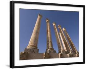 Sabratha Roman Site, UNESCO World Heritage Site, Tripolitania, Libya, North Africa, Africa-Pitamitz Sergio-Framed Photographic Print