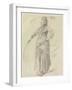 Sabre Dance (Pencil on Paper)-Jean Leon Gerome-Framed Giclee Print