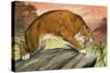 Sabre-Toothed Tiger Out Hunting-Angus Mcbride-Stretched Canvas
