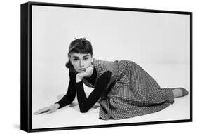 Sabrina, 1954 directed by BILLY WILDER, Actress: Audrey Hepburn-null-Framed Stretched Canvas