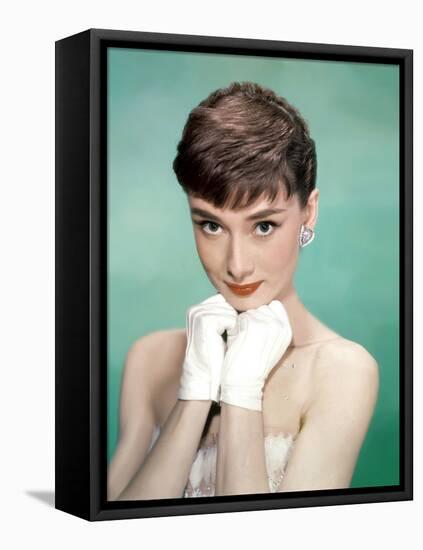 Sabrina 1954 Directed by Billy Wilder Audrey Hepburn-null-Framed Stretched Canvas