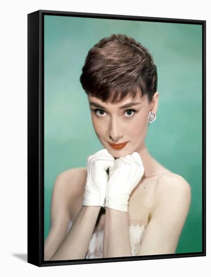 Sabrina 1954 Directed by Billy Wilder Audrey Hepburn-null-Framed Stretched Canvas