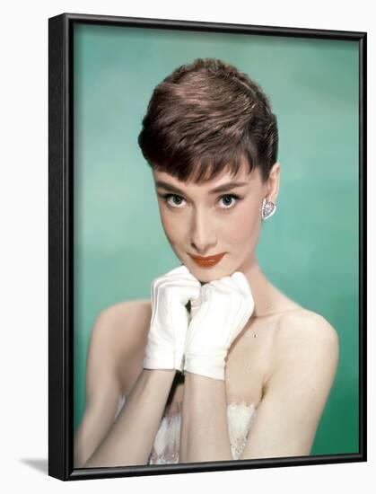 Sabrina 1954 Directed by Billy Wilder Audrey Hepburn-null-Framed Photo