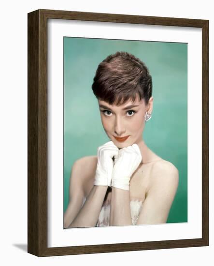 Sabrina 1954 Directed by Billy Wilder Audrey Hepburn-null-Framed Photo