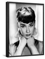 Sabrina, Audrey Hepburn, Directed by Billy Wilder, 1954-null-Framed Photo