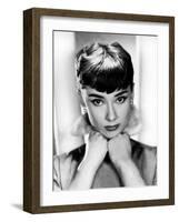 Sabrina, Audrey Hepburn, Directed by Billy Wilder, 1954-null-Framed Photo