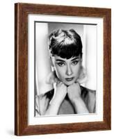 Sabrina, Audrey Hepburn, Directed by Billy Wilder, 1954-null-Framed Photo