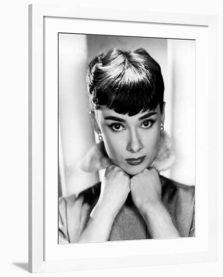 Sabrina, Audrey Hepburn, Directed by Billy Wilder, 1954-null-Framed Photo