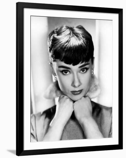 Sabrina, Audrey Hepburn, Directed by Billy Wilder, 1954-null-Framed Photo