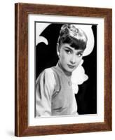 Sabrina, Audrey Hepburn, Directed by Billy Wilder, 1954-null-Framed Photo