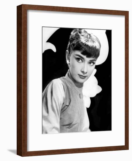 Sabrina, Audrey Hepburn, Directed by Billy Wilder, 1954-null-Framed Photo