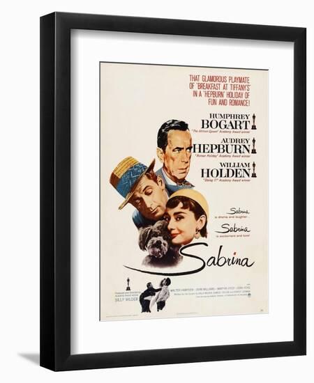 Sabrina, Audrey Hepburn, Directed by Billy Wilder, 1954-null-Framed Giclee Print