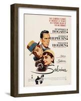 Sabrina, Audrey Hepburn, Directed by Billy Wilder, 1954-null-Framed Premium Giclee Print