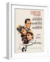 Sabrina, Audrey Hepburn, Directed by Billy Wilder, 1954-null-Framed Giclee Print