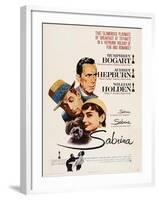 Sabrina, Audrey Hepburn, Directed by Billy Wilder, 1954-null-Framed Giclee Print