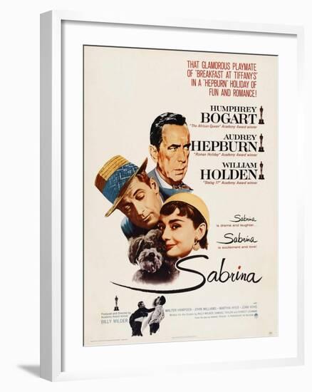 Sabrina, Audrey Hepburn, Directed by Billy Wilder, 1954-null-Framed Giclee Print