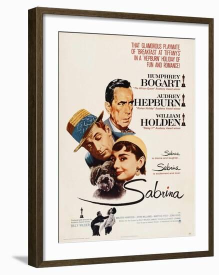 Sabrina, Audrey Hepburn, Directed by Billy Wilder, 1954-null-Framed Giclee Print