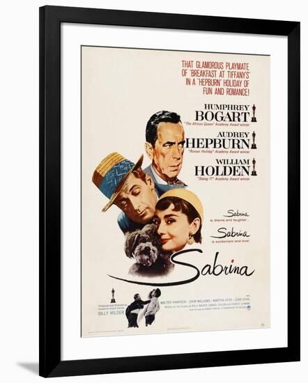 Sabrina, Audrey Hepburn, Directed by Billy Wilder, 1954-null-Framed Giclee Print