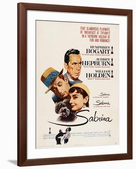 Sabrina, Audrey Hepburn, Directed by Billy Wilder, 1954-null-Framed Giclee Print