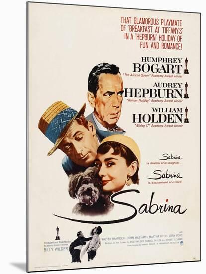 Sabrina, Audrey Hepburn, Directed by Billy Wilder, 1954-null-Mounted Giclee Print