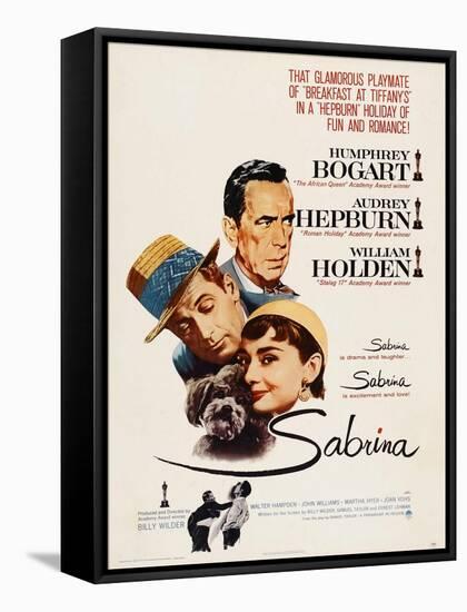 Sabrina, Audrey Hepburn, Directed by Billy Wilder, 1954-null-Framed Stretched Canvas