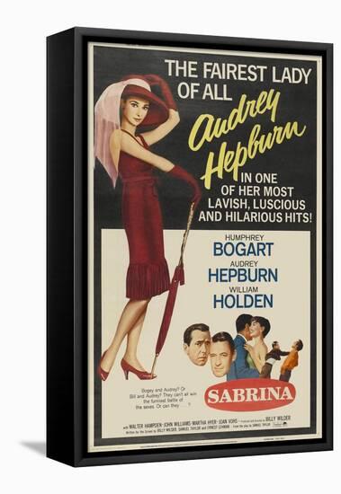 Sabrina Fair, 1954, "Sabrina" Directed by Billy Wilder-null-Framed Stretched Canvas