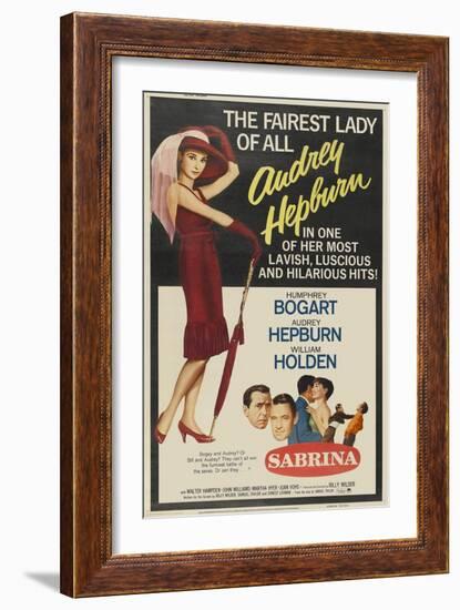 Sabrina Fair, 1954, "Sabrina" Directed by Billy Wilder-null-Framed Giclee Print