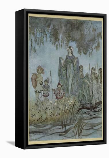 Sabrina Fair-Arthur Rackham-Framed Stretched Canvas