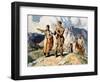 Sacagawea with Lewis and Clark During Their Expedition of 1804-06-Newell Convers Wyeth-Framed Giclee Print