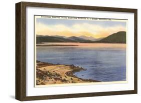 Sacandaga Reservoir, Northville, New York-null-Framed Art Print