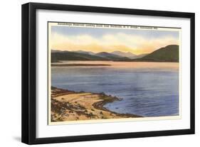 Sacandaga Reservoir, Northville, New York-null-Framed Art Print