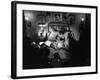 Sacha Distel and Bernadette Lafont sur le tournage du film LES MORDUS (The Delinquents) by Rene Jol-null-Framed Photo