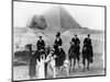 Sacha Guitry and His First Wife, Charlotte Lysès at Cheops, 1913-null-Mounted Photographic Print